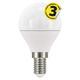Emos ZQ1220 LED žárovka Classic Mini Globe 6W E14 teplá bílá - 1/2