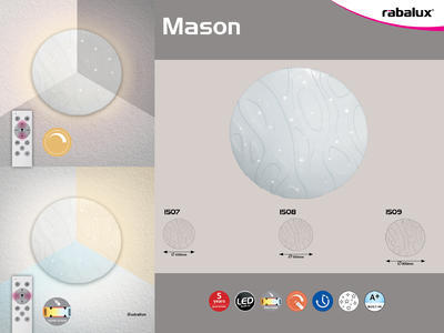 Rabalux 1509 Mason LED stropní svítidlo - 2